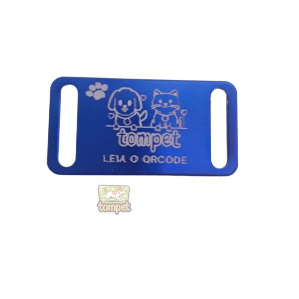 TagPet placa de identificação 3cm x 2 cm