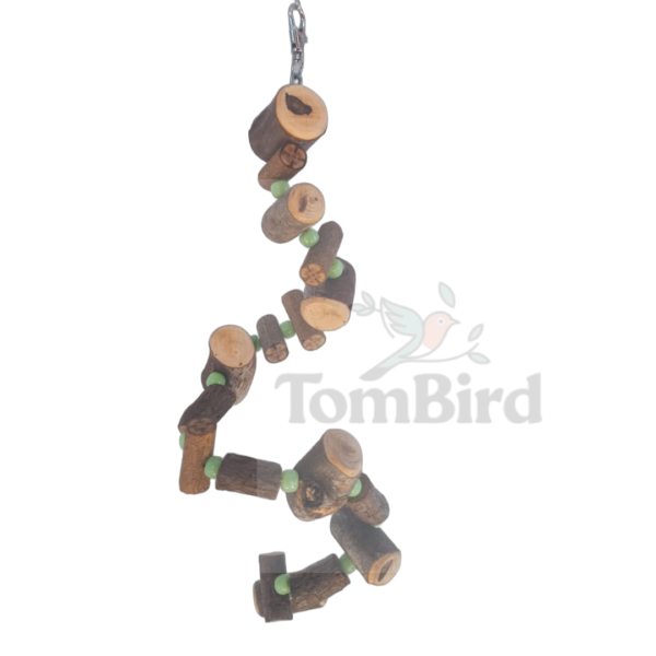 Tronco de madeira natural Floresta 48 cm - Image 3